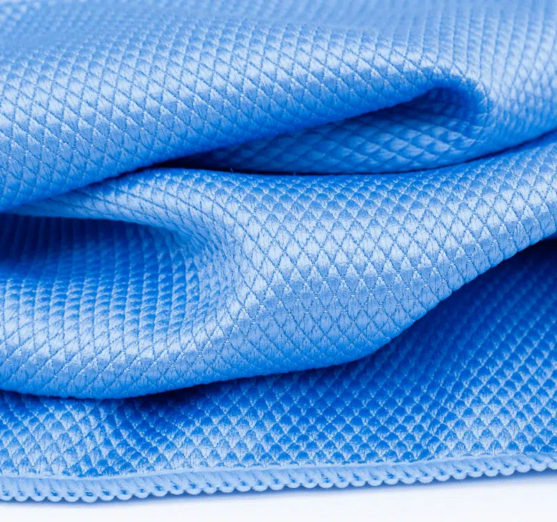 The Rag Company – Blue Diamond Microfiber Glass Towel – 40cm x 60cm