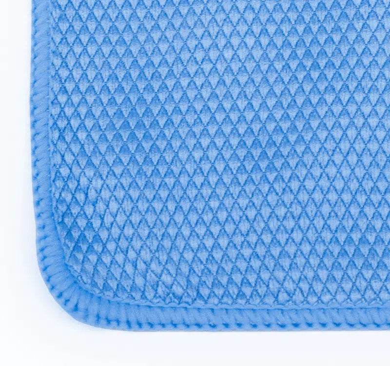 The Rag Company – Blue Diamond Microfiber Glass Towel – 40cm x 60cm