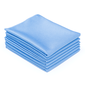The Rag Company – Blue Diamond Microfiber Glass Towel – 40cm x 60cm