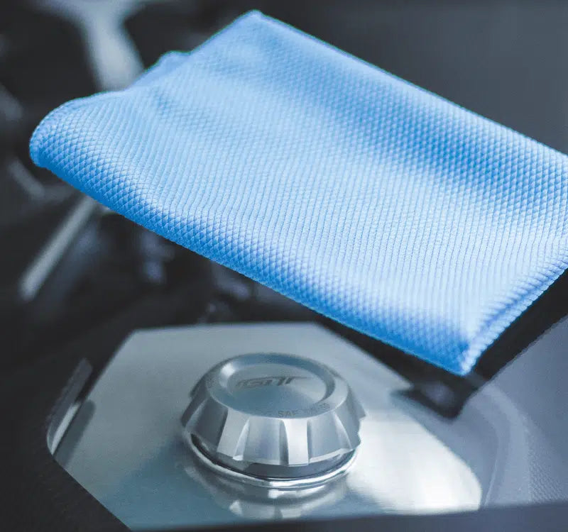 The Rag Company – Blue Diamond Microfiber Glass Towel – 40cm x 60cm