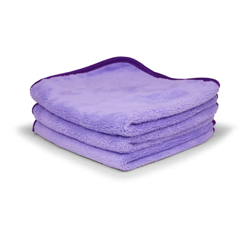 The Rag Company – Minx Royale Coral Fleece 70/30 Microfiber Towel - 40cm x 40cm - LAVENDER