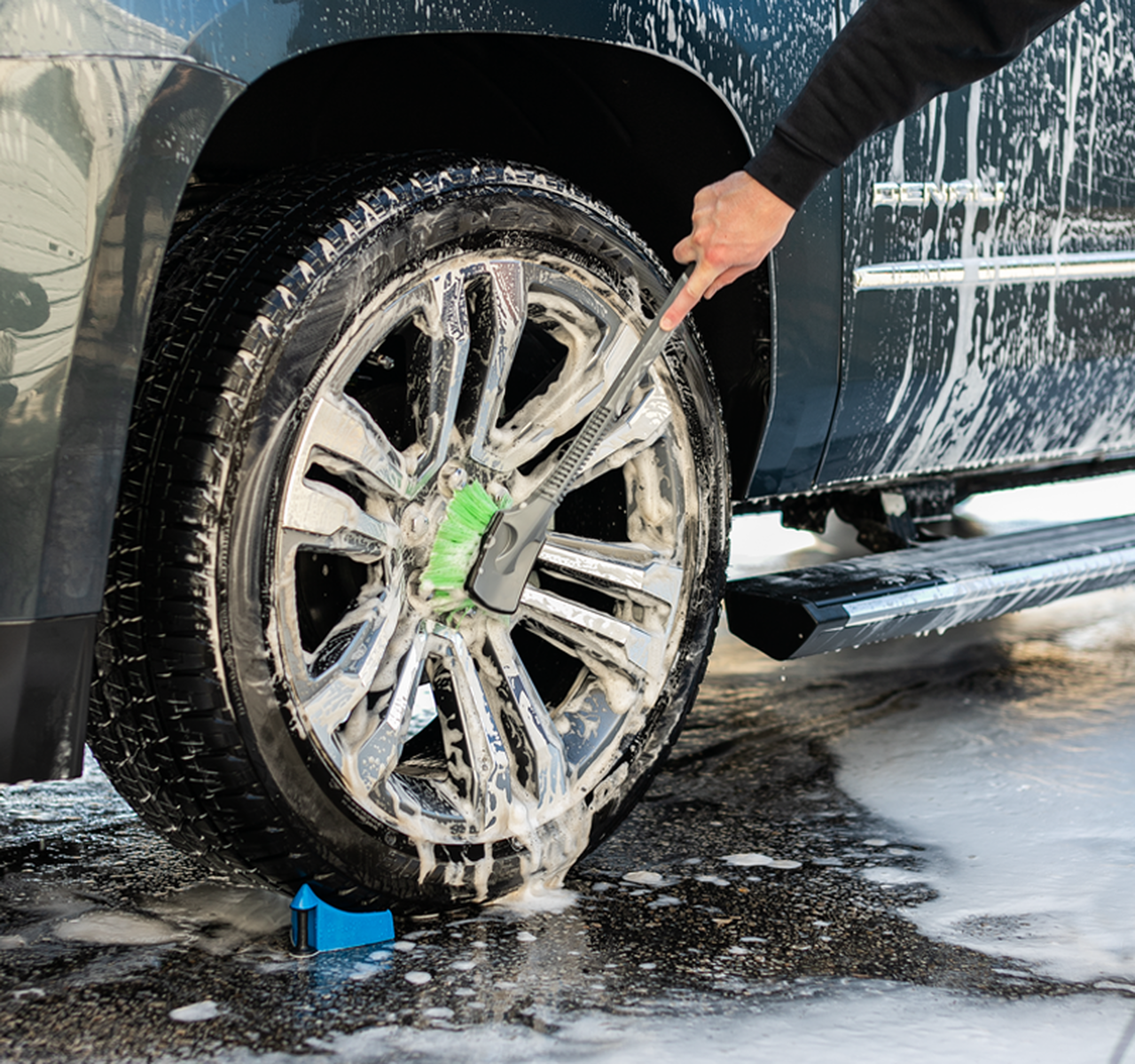 The Rag Company - Soft Grip Wheel And Body Brush Short and Long Handle Kit