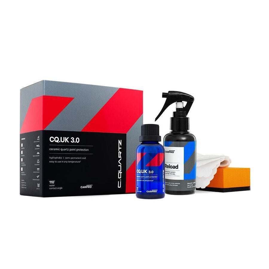 CQuartz UK Edition 3.0 Ceramic Coating 50ml Kit - Prime Finish Car Care
