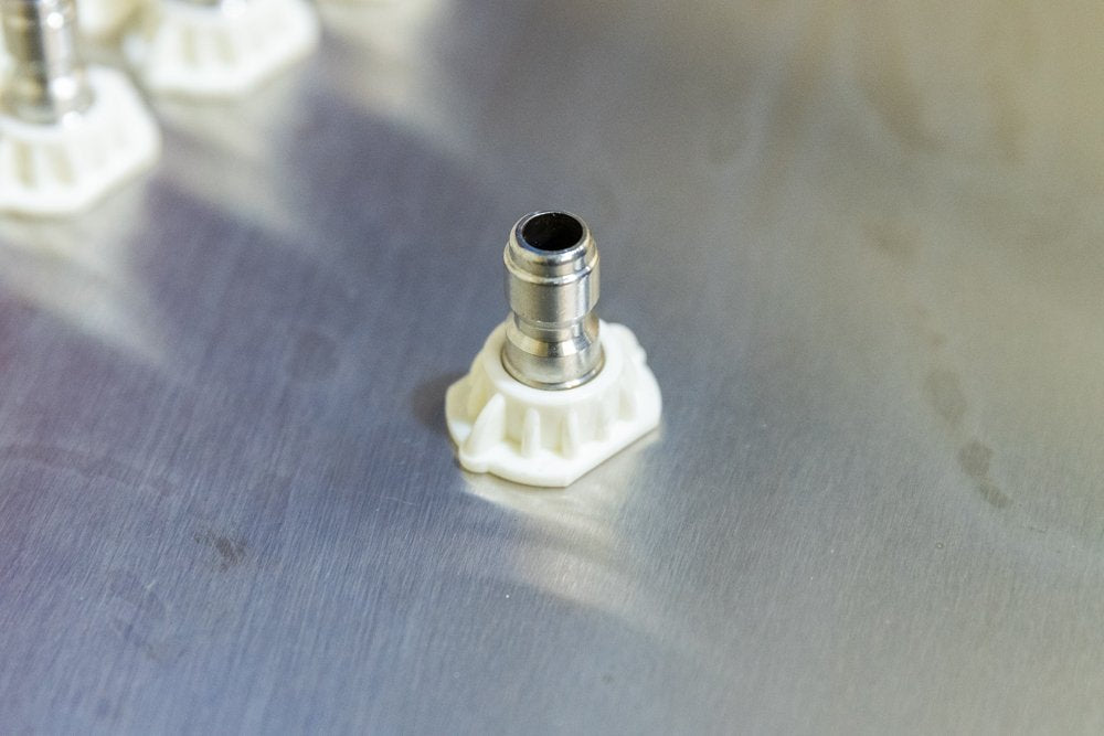 40 Degree 4.0 Orifice Stainless Car Wash Nozzle - Prime Finish Car Care