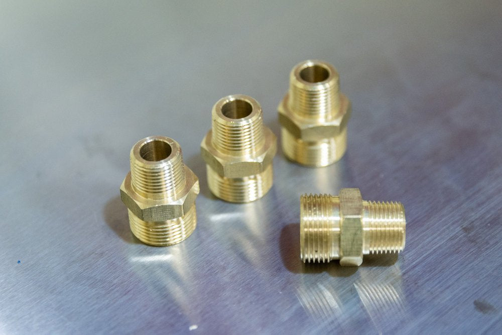 M22 x 3/8" Male Twist and Seal Adaptor - Prime Finish Car Care