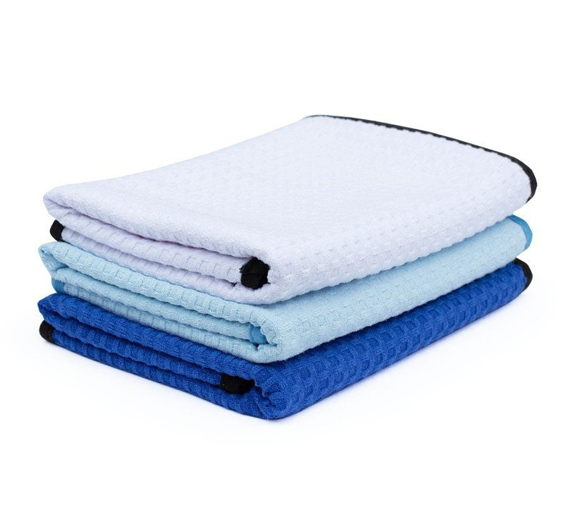 The Rag Company - DRY ME A RIVER! Waffle-Weave Towel 40cm x 60cm - Prime Finish Car Care