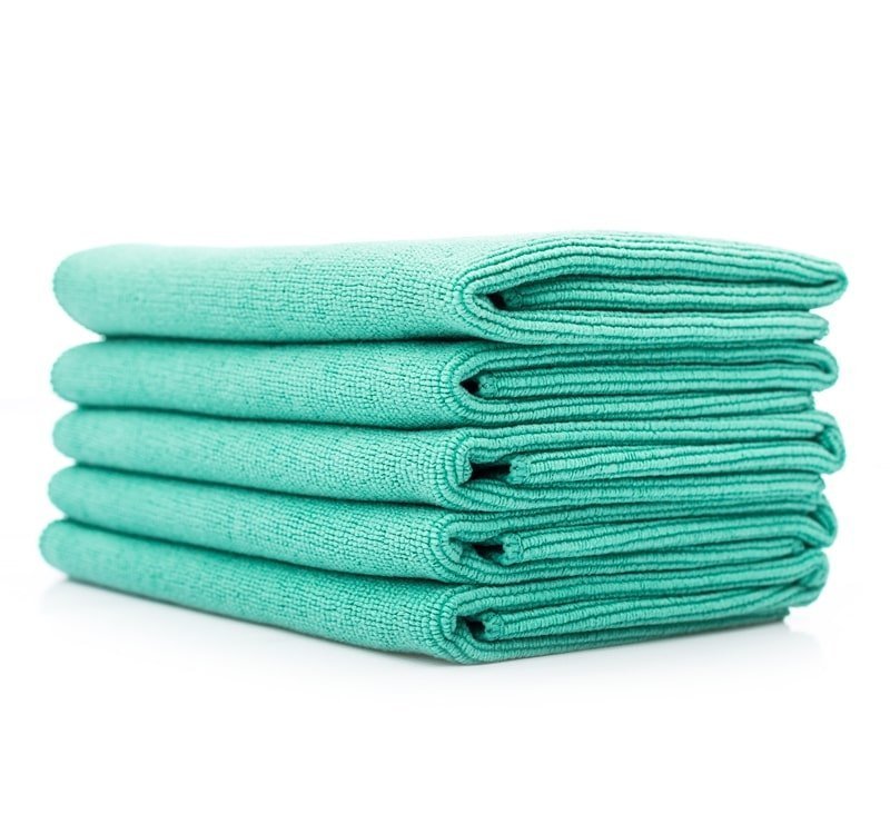The Rag Company - THE PEARL Green Microfiber Ceramic Coating Towel - Prime Finish Car Care