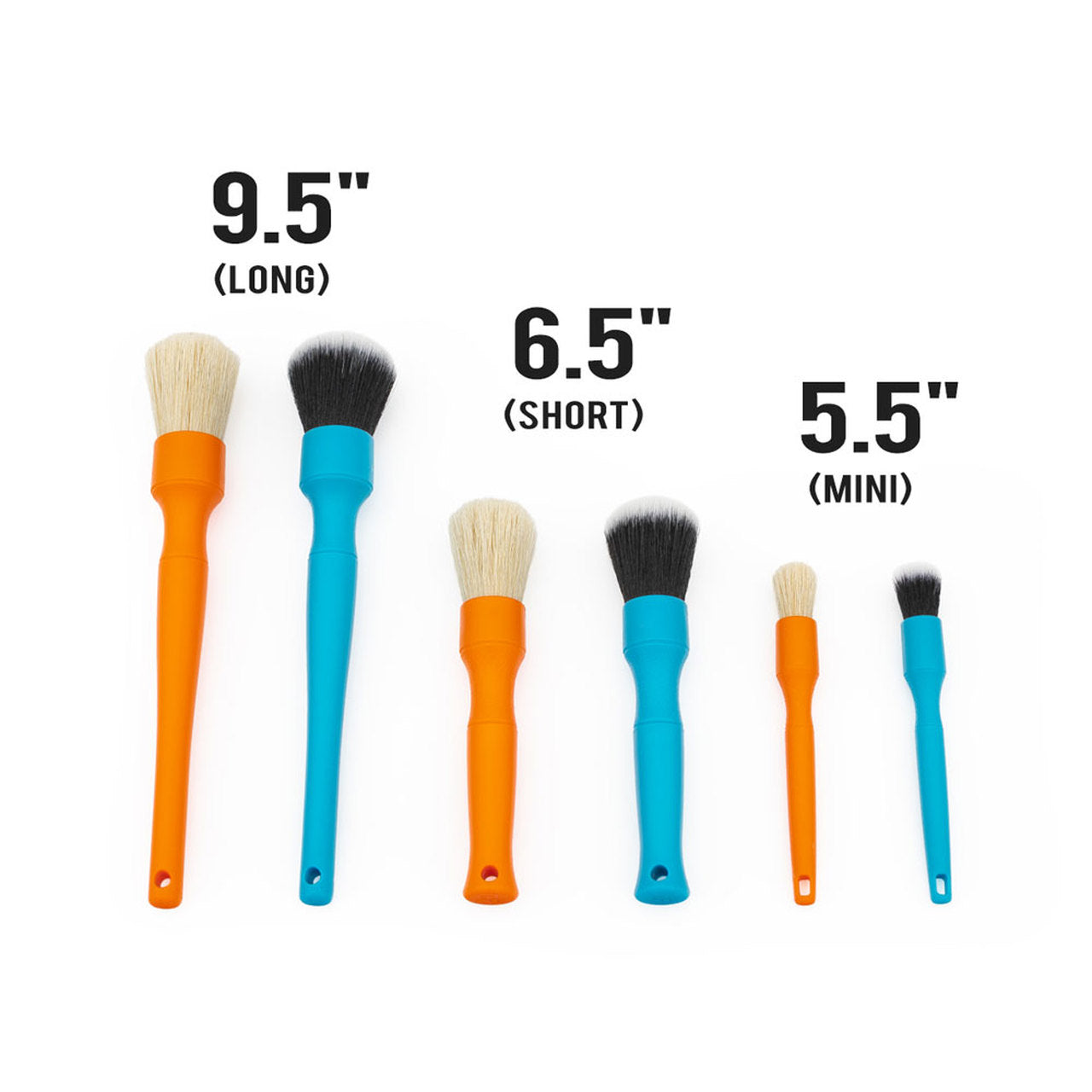 DETAIL FACTORY Detailing Brush Mini Blue & Orange Combo Set
