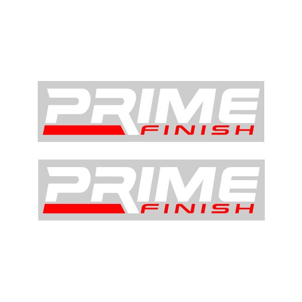 Prime Finish Logo Decal Sticker X2 - Prime Finish Car Care