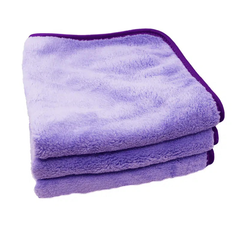 The Rag Company – Minx Royale Coral Fleece 70/30 Microfiber Towel - 40cm x 40cm - LAVENDER