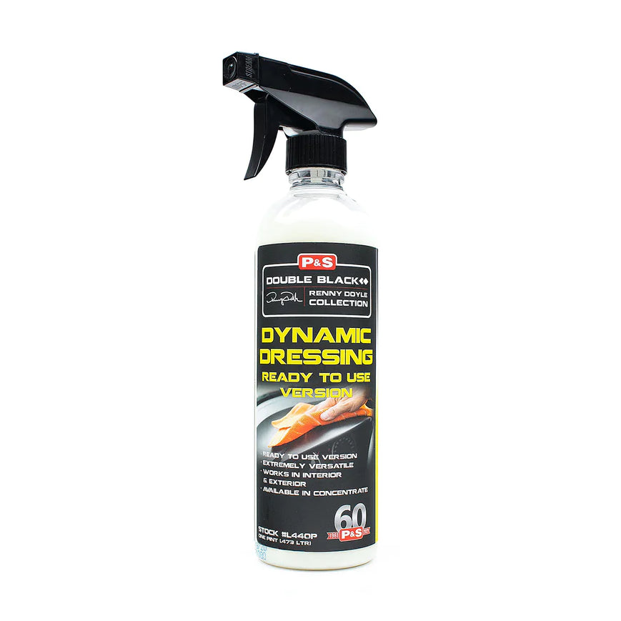 P&S Dynamic Dressing Double Black 473ML Prime Finish Car Care