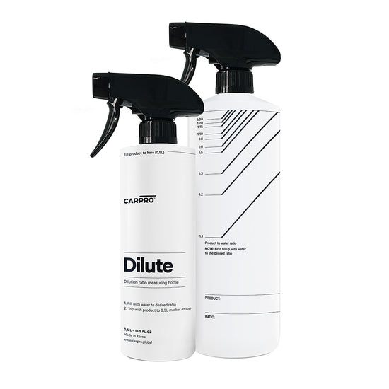 CarPro Dilute - Multi Ratio Dilution Bottles 500ml and 1L Kit