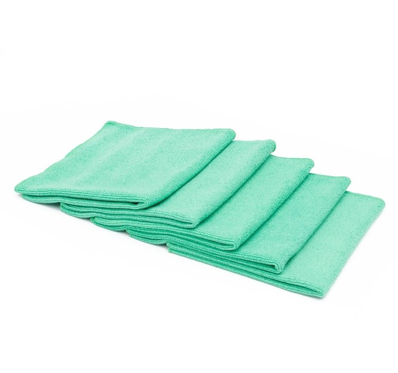 Load image into Gallery viewer, The Rag Company - THE PEARL Green Microfiber Ceramic Coating Towel - Prime Finish Car Care
