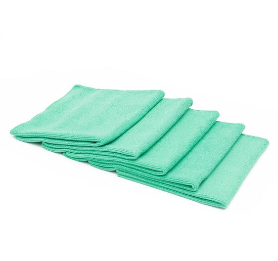 The Rag Company - THE PEARL Green Microfiber Ceramic Coating Towel - Prime Finish Car Care
